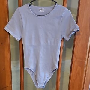 Elegant Light Blue Women's Bodysuit